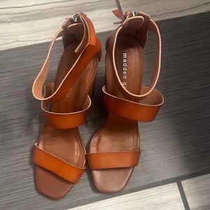 Madden Girl Women's Brown Strappy Heels